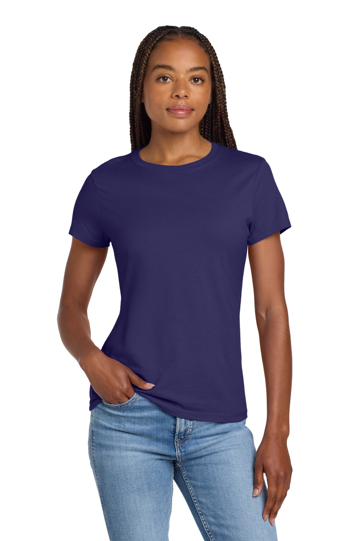 Camiseta de algodón Perfect-T para mujer de Hanes®. SL04