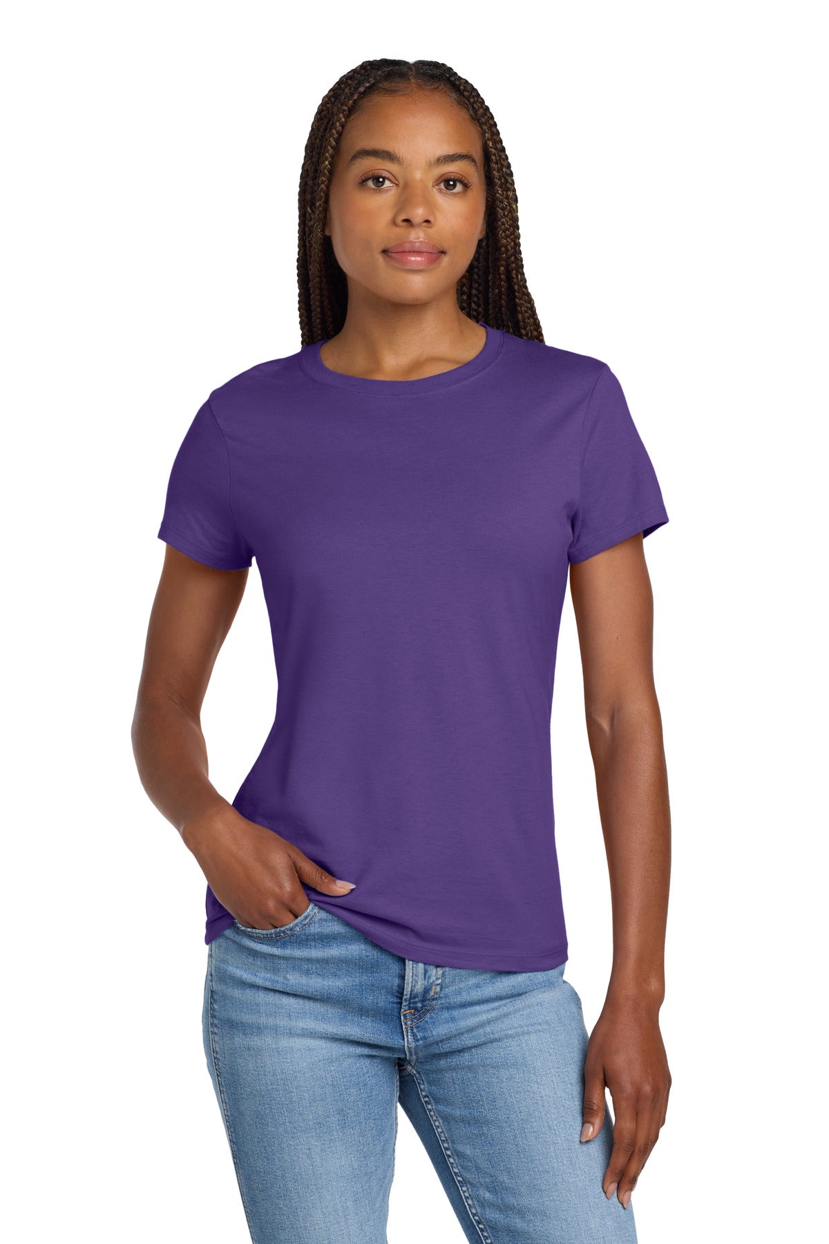 Camiseta de algodón Perfect-T para mujer de Hanes®. SL04