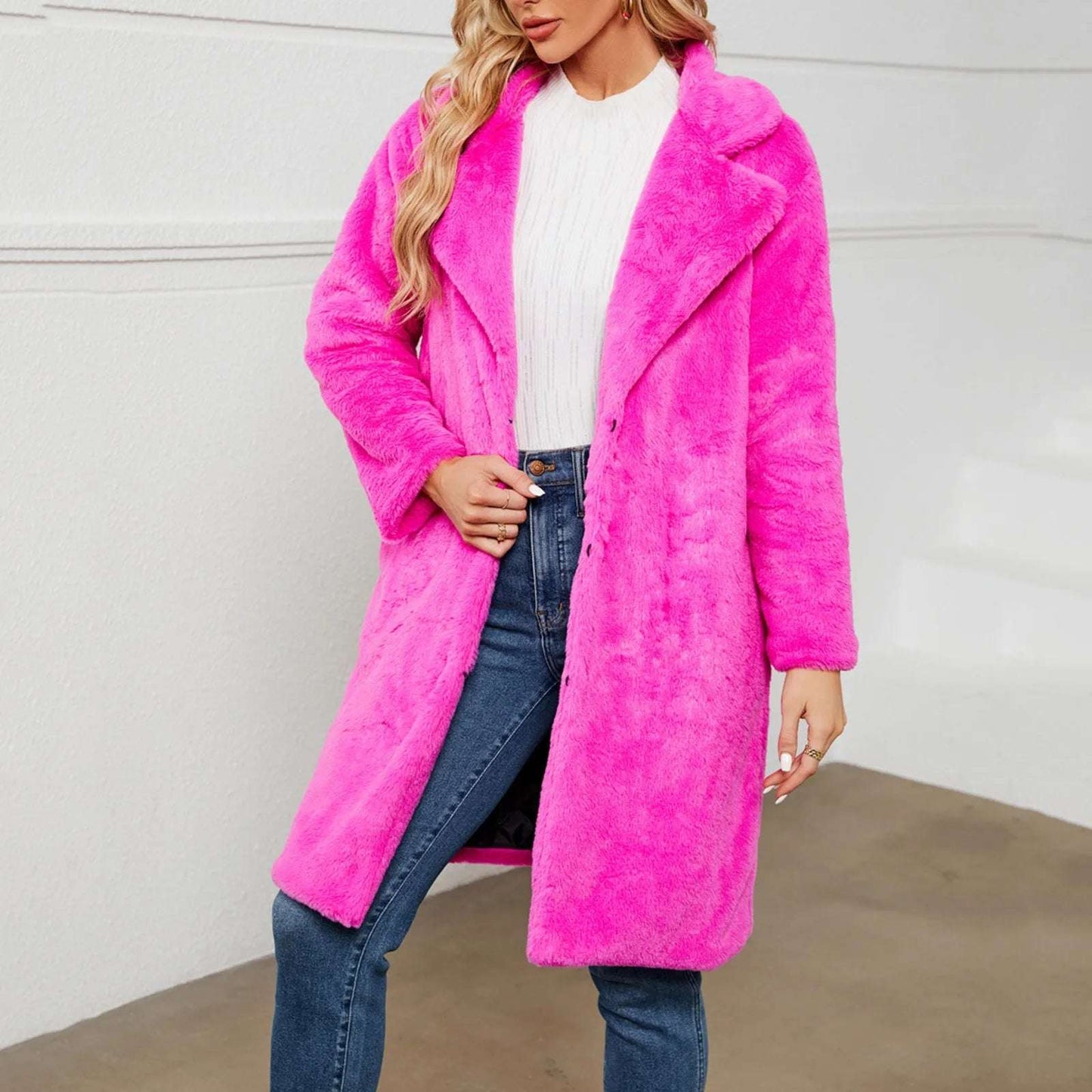 Jackets For Women Trendy Women'S Long Teddy Down Coat Winter Warm Puff