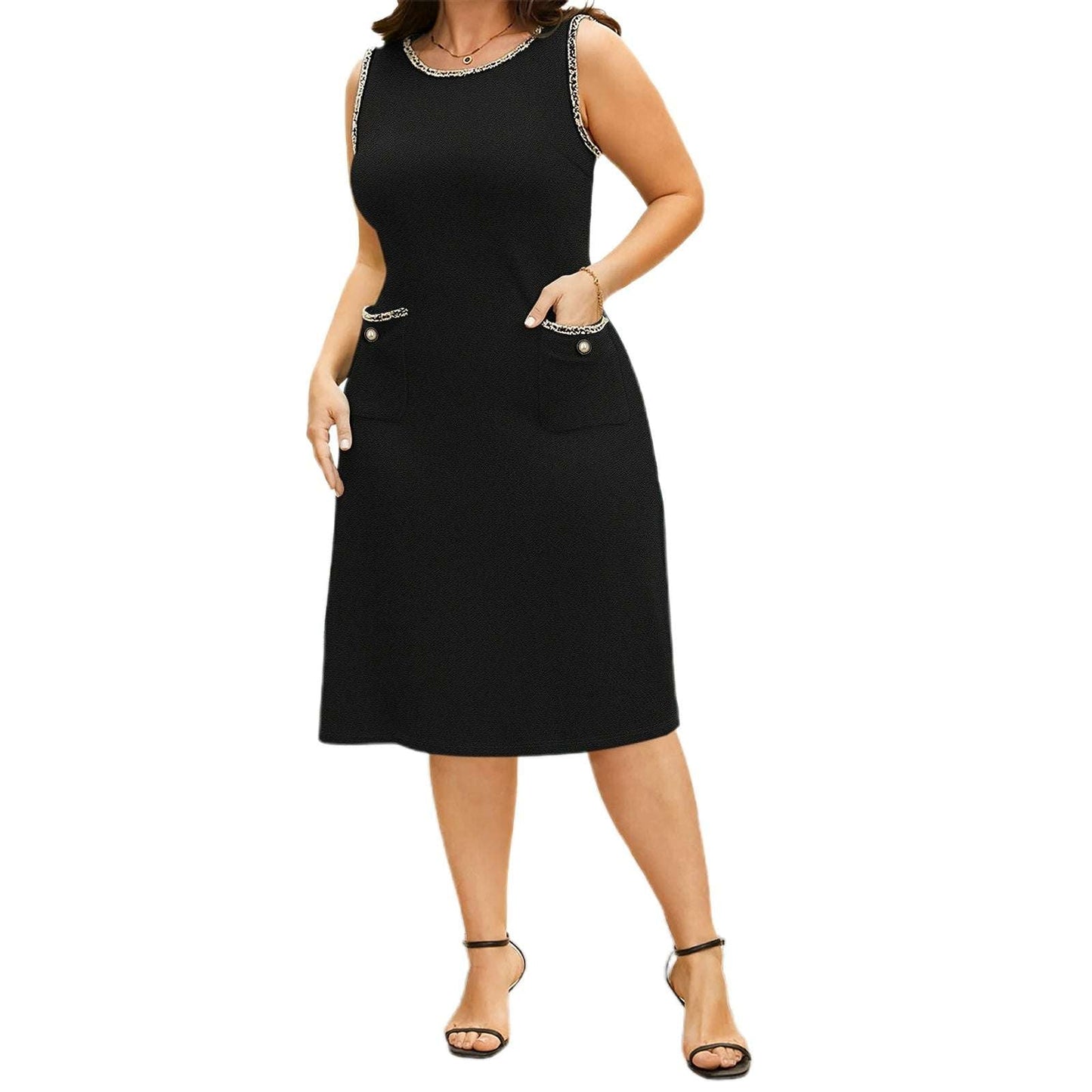 Elegante vestido largo con estampado floral, escote en V y tirantes finos ajustables para mujer, moda de verano