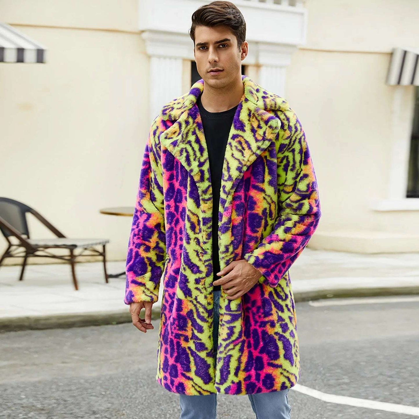 Men'S Autumn And Winter Fashionable And Casual Thick Imitation Hooded