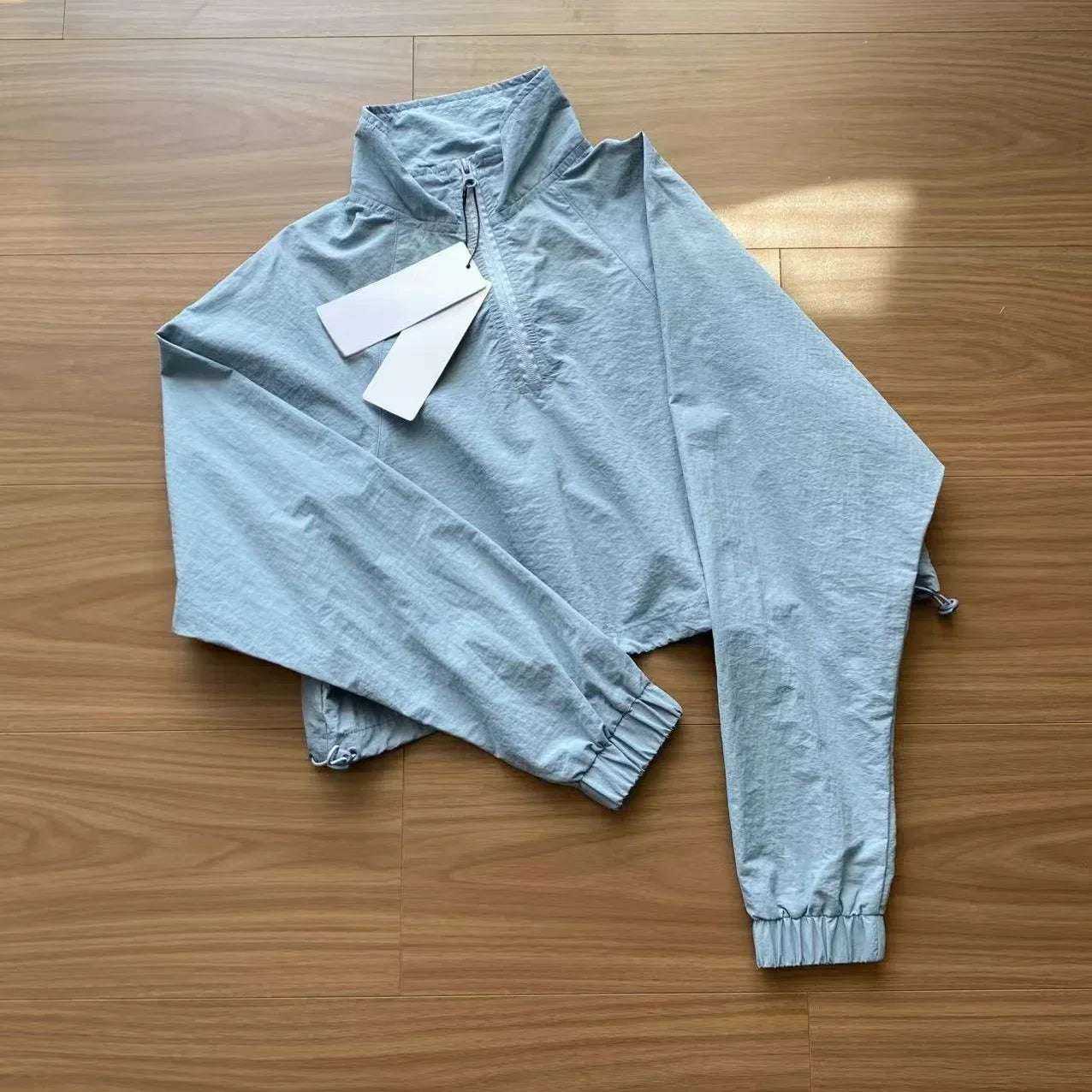 AL2025 new summer women's short women's clothing half zipper sunscreen quick-drying sports jacket sportswear