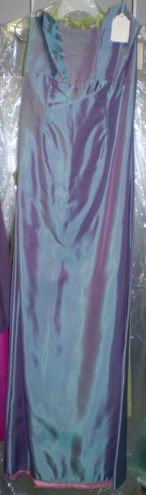 Victor Costa Vestido Mujer Tafetán Azul Talla ?