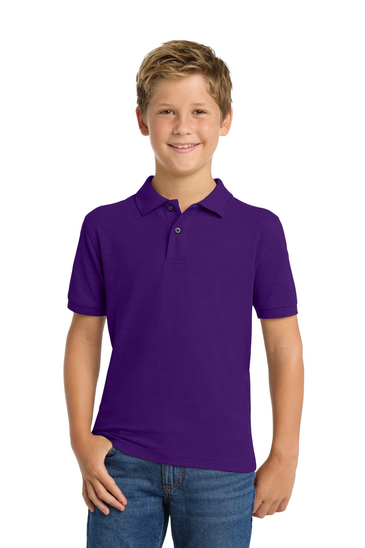 Port Authority® Youth Silk Touch™ Polo. Y500