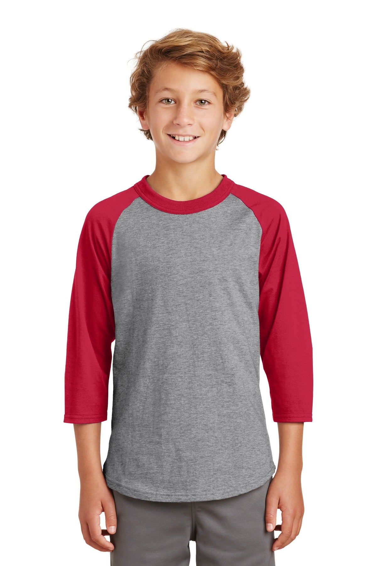 Sport-Tek® Youth Colorblock Raglan Jersey. YT200