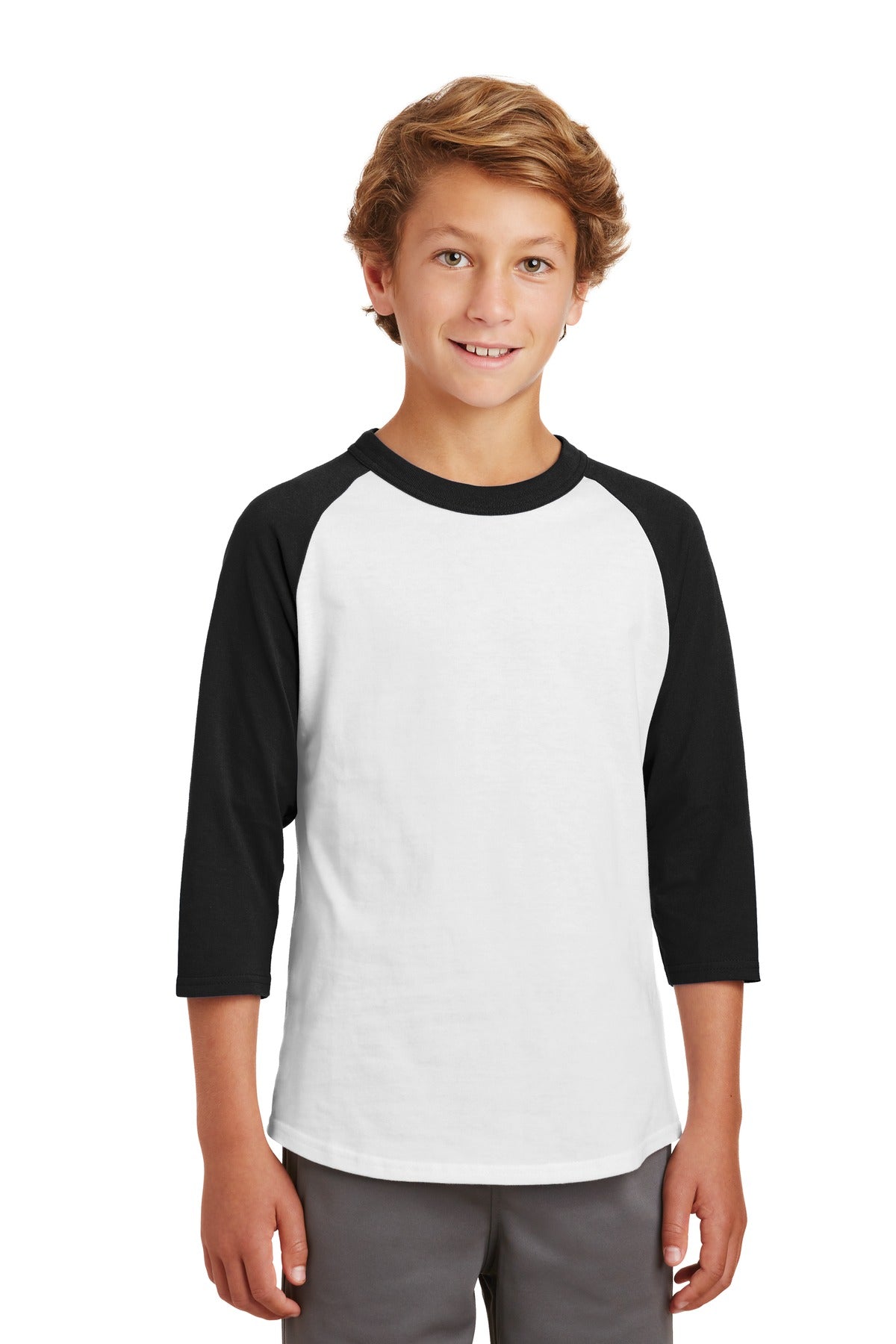 Sport-Tek® Youth Colorblock Raglan Jersey. YT200