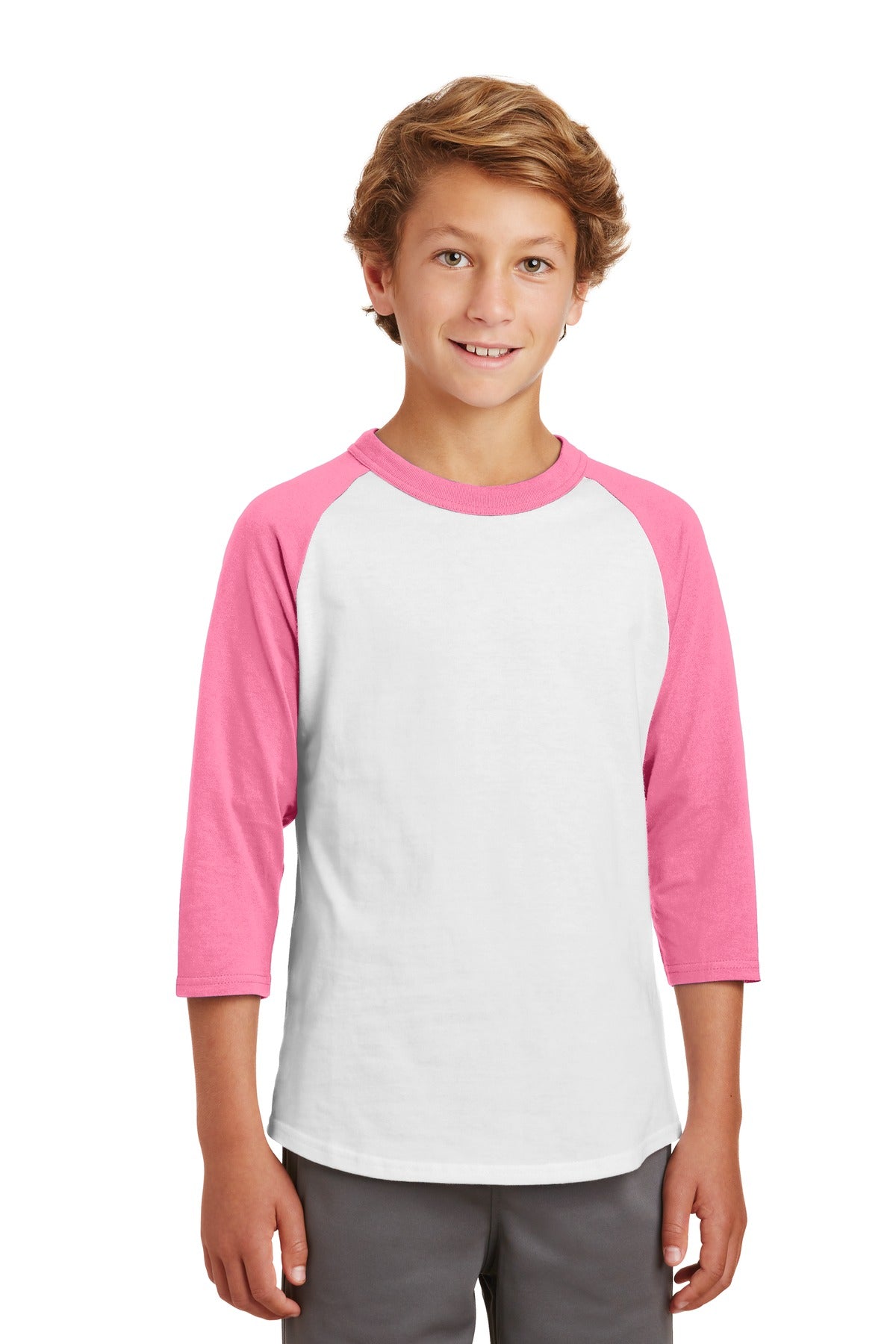 Sport-Tek® Youth Colorblock Raglan Jersey. YT200