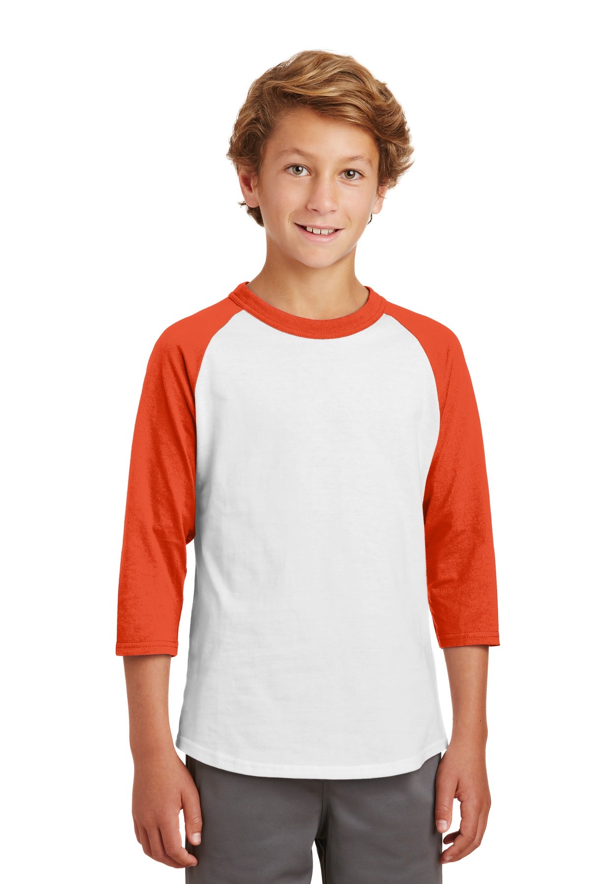 Sport-Tek® Youth Colorblock Raglan Jersey. YT200