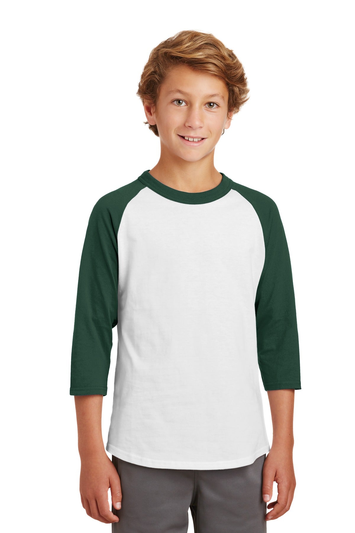 Sport-Tek® Youth Colorblock Raglan Jersey. YT200