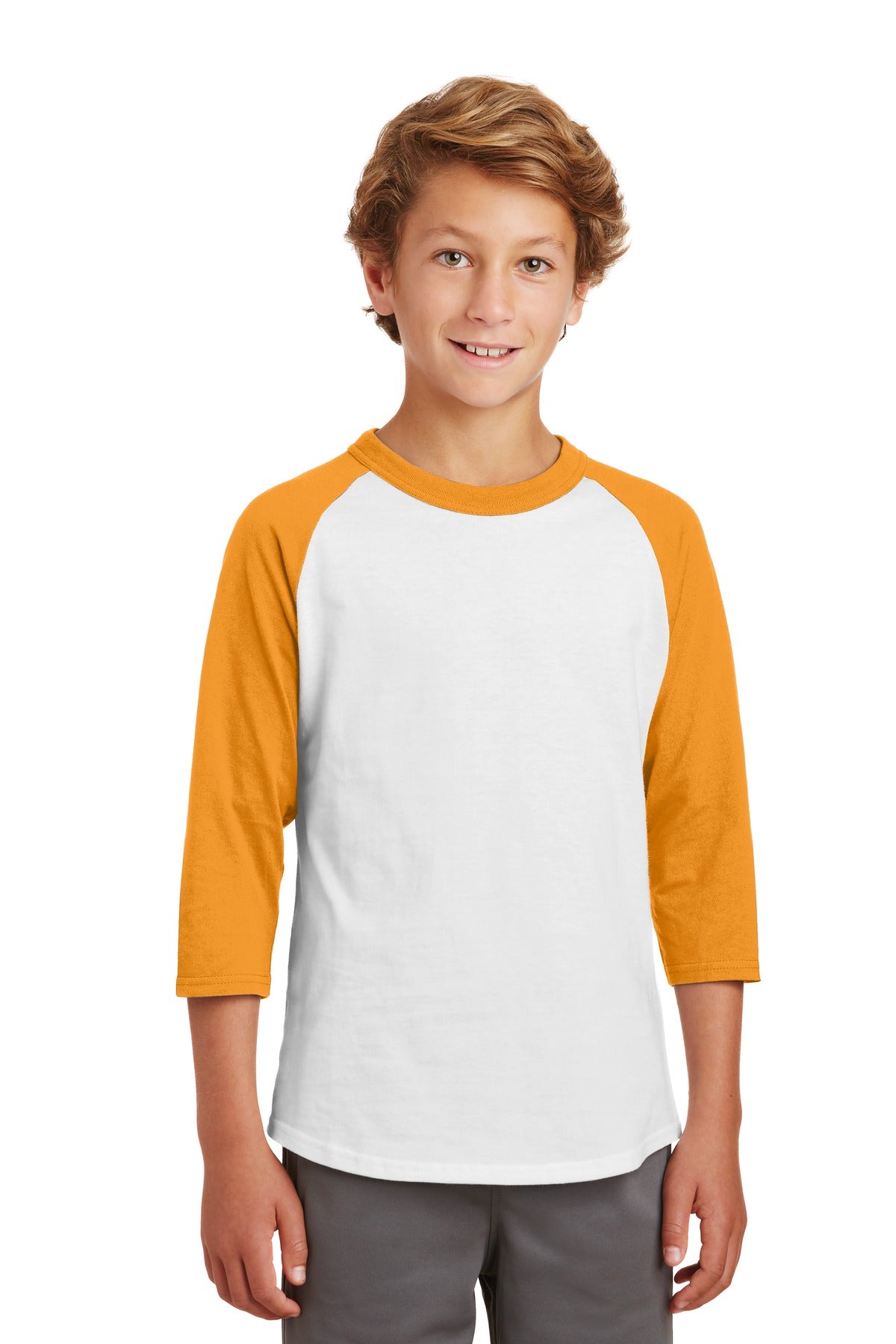 Sport-Tek® Youth Colorblock Raglan Jersey. YT200