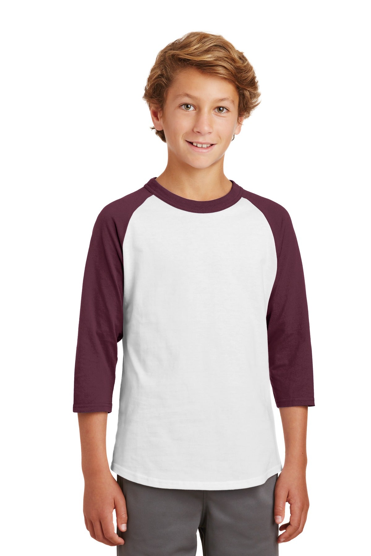 Sport-Tek® Youth Colorblock Raglan Jersey. YT200