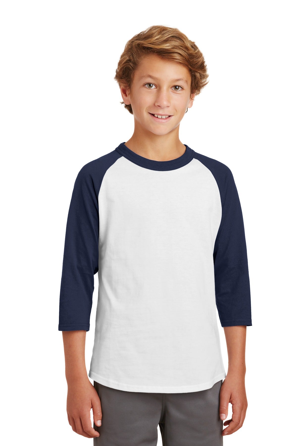 Sport-Tek® Youth Colorblock Raglan Jersey. YT200