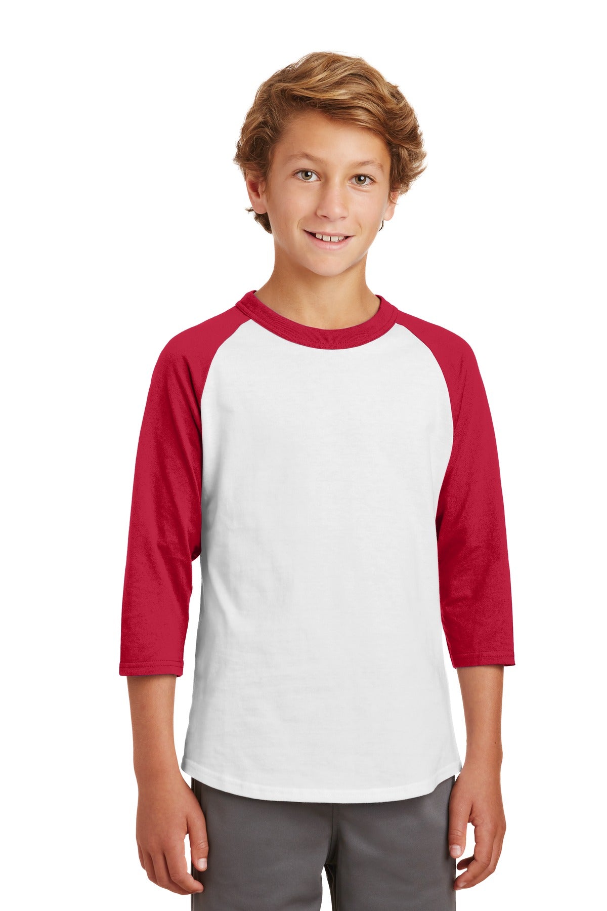 Sport-Tek® Youth Colorblock Raglan Jersey. YT200