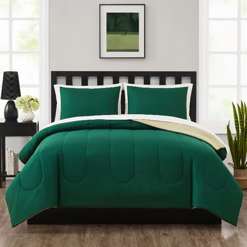 Mainstays Green 7 Piece Bed in a Bag Comforter Bedding Set with Sheets image 0