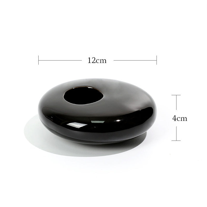 Ceramic Small Water Drop Flower Pot Vase Device Zen Tea Table Desktop Japanese image 3