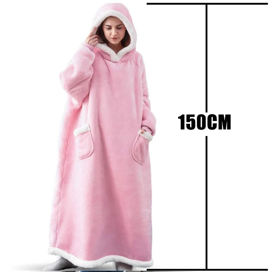 Winter Hoodies Sweatshirt Women Men Pullover Fleece Giant TV Oversized Blanket image 22