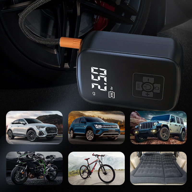 Car-mounted Wireless Air Pump Car Portable Air Pump Electric Car Uses Tire Pump image 5