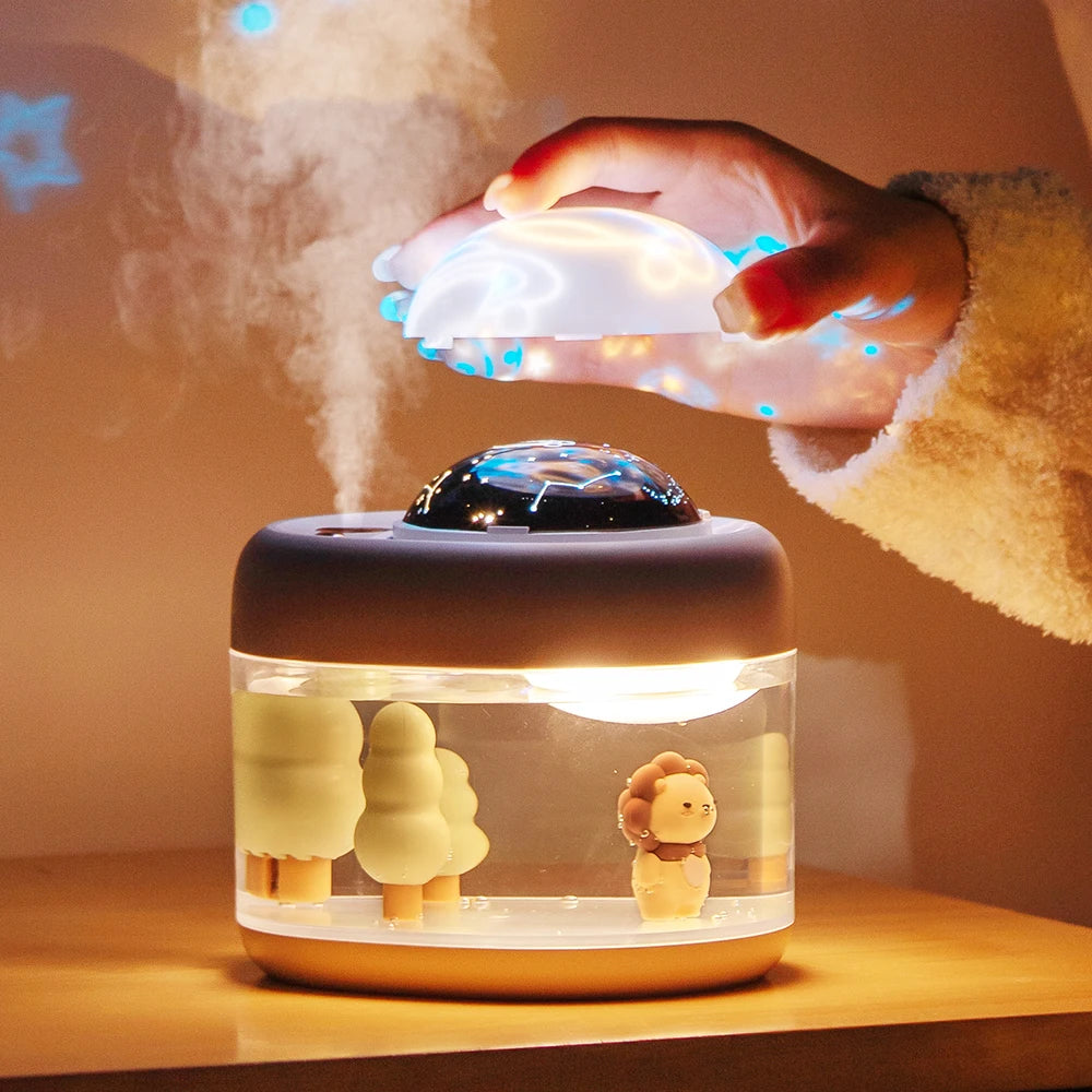 Cute 2024 2024 For Large Capacity Portable Humidifier USB Charging 2000mAh Batt image 5