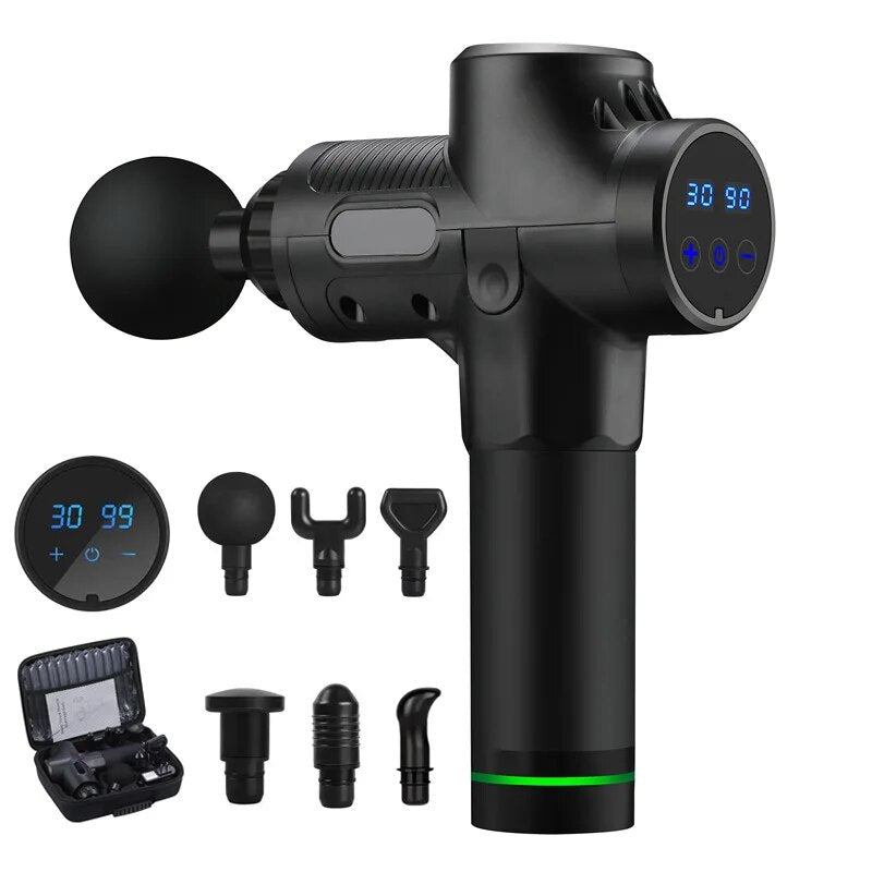 Portable Massage Gun for Body Neck Deep Tissue Muscle Relaxation Gout Pain Reli image 3