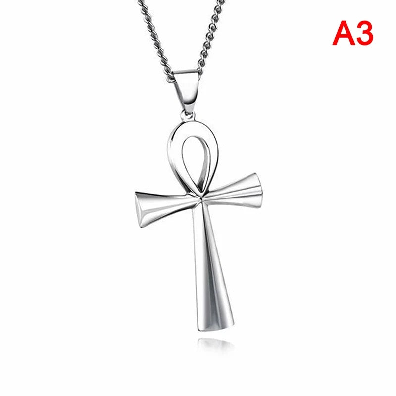 Fashion Crucifix Jesus Christ Men Jewelry Gold Brown Silver Color Metal Cross P image 8