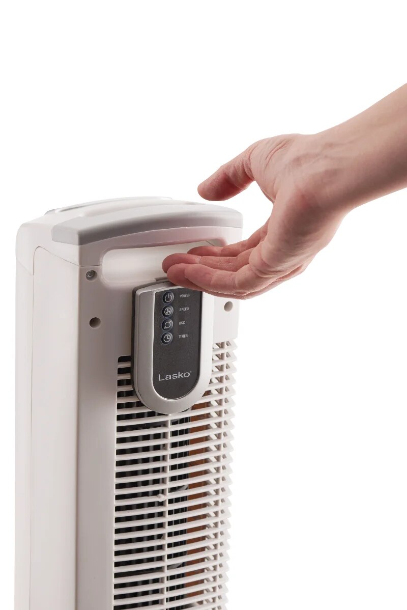 Lasko Portable 3-Speed Oscillating Tower Fan with Timer and Remote Control, 251 image 2