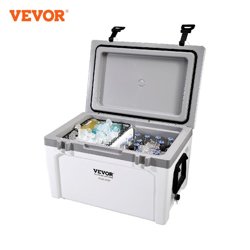 VEVOR 25/33/45/52QT Portable Hard Cooler Fully Insulated Ice Chest Cooling Box image 1