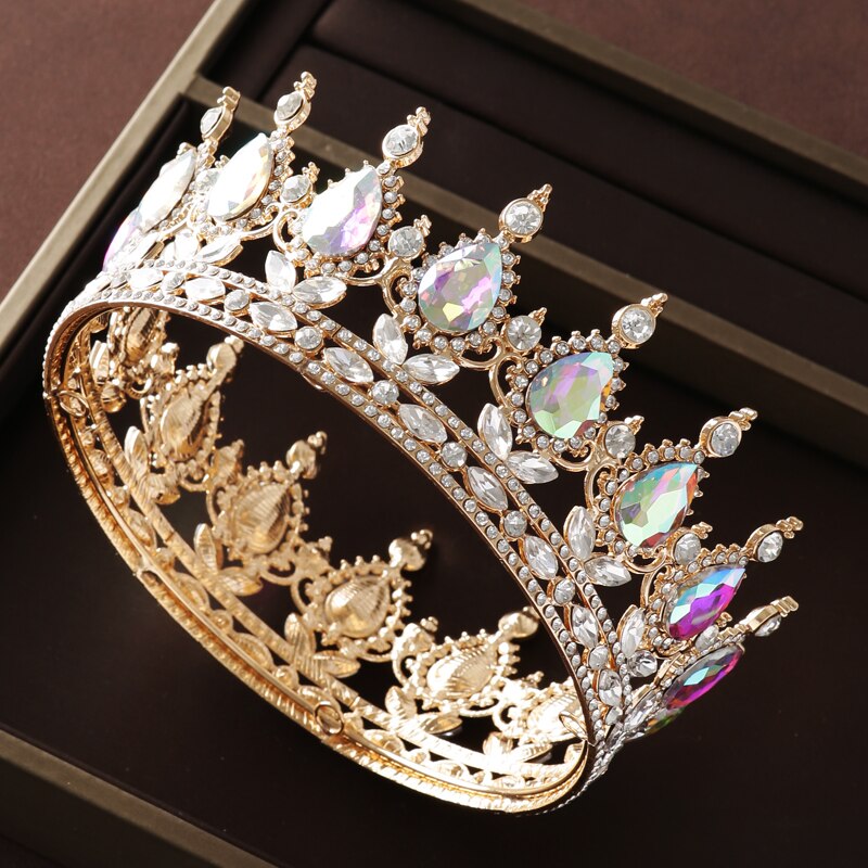 Itacazzo Bridal Headwear Full Of Baroque Atmosphere Noble Gold-colour Ladies' B image 3