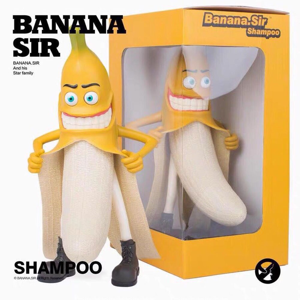 Evil Banana Statues Trick Toys Resin Figurine Art Crafts Desk Tabletop Sculpture image 5