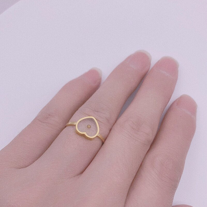 VILLWICE Religious Faith Mustard Seed Ring Women Girls Stainless Steel Gold image 7