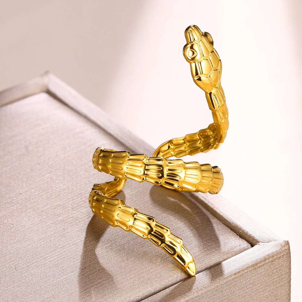 Trend Gold Color Opal Rings For Women Classic Round Cute Personalized Open Rin image 6