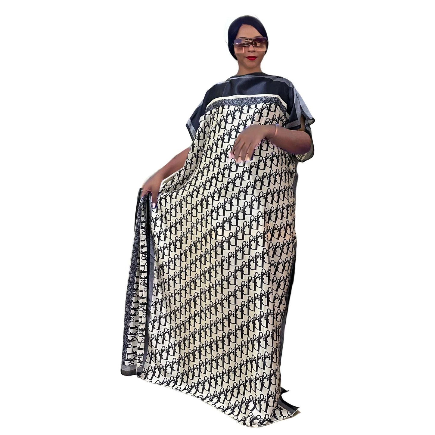Fashion Swimsuit Cover-up Kaftan Bohemian Boho Maxi Dress Cotton Summer Vestido image 0