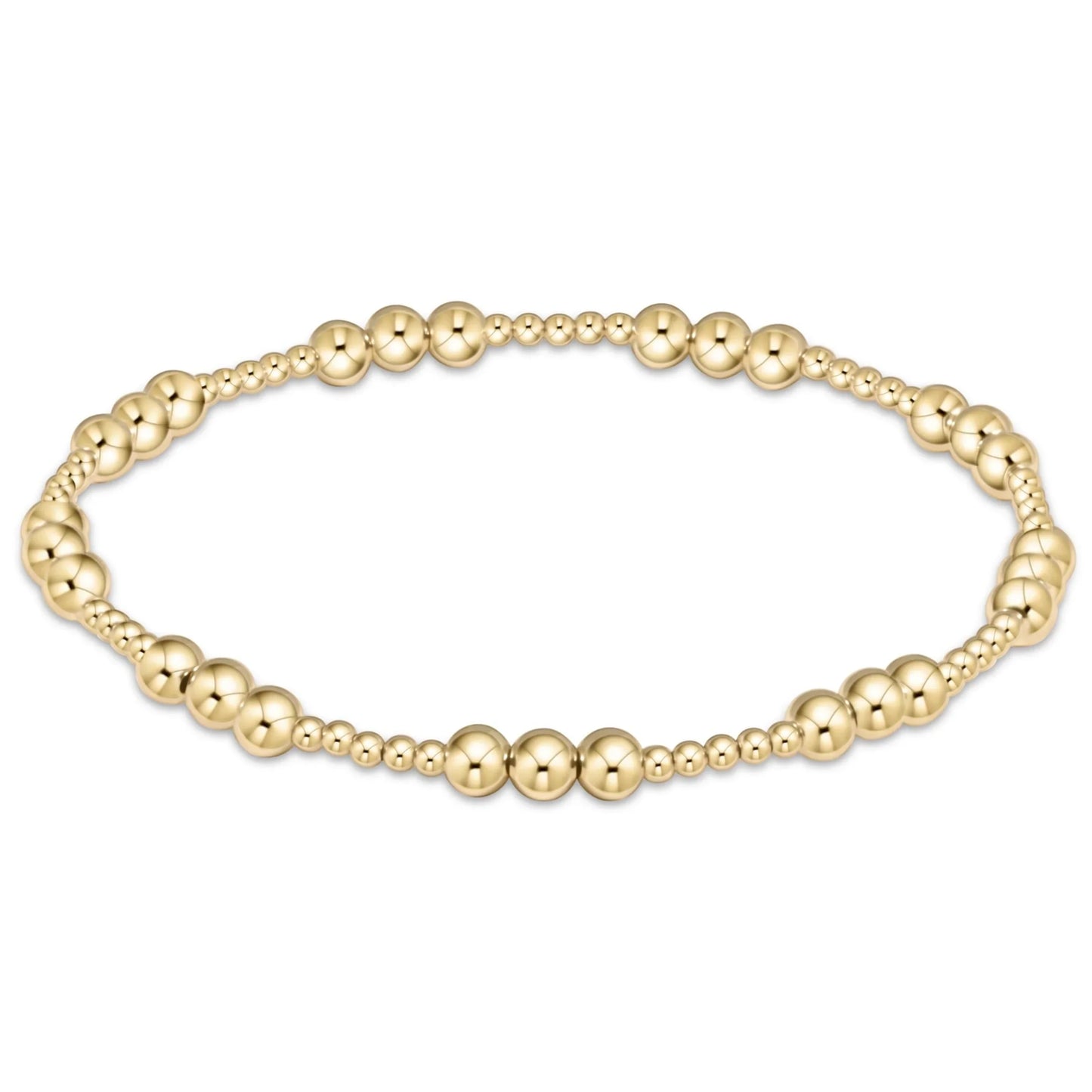 KKBEAD Stretch Bracelet Femme 18 K Waterproof Gold Plated Beaded Bracelets for image 7