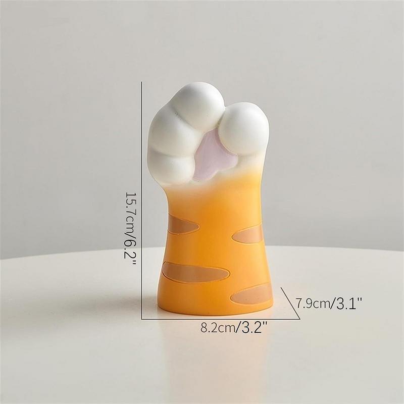 Cat Paw Vase Cute Cartoon Cat Claw Flower Vase Resin Craft Ornament Table Cente image 8