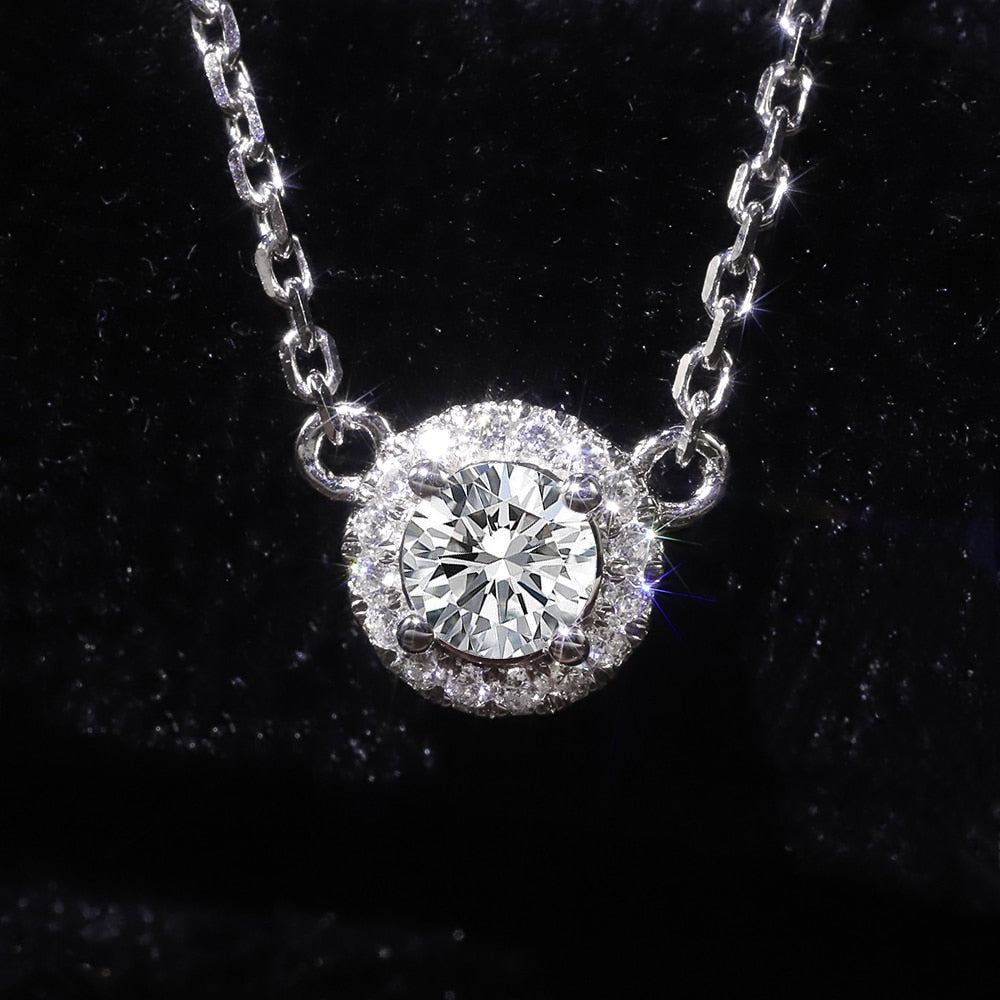GEM'S BALLET Fine Gold Jewellery Moissanite Lab Diamond 9K 10K 14K 18K Solid Go image 4