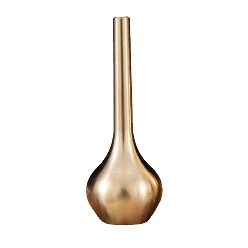 Mini Pure Copper Vase Gold Living Room Decorative Antique Vase Unique Vase Nord image 3