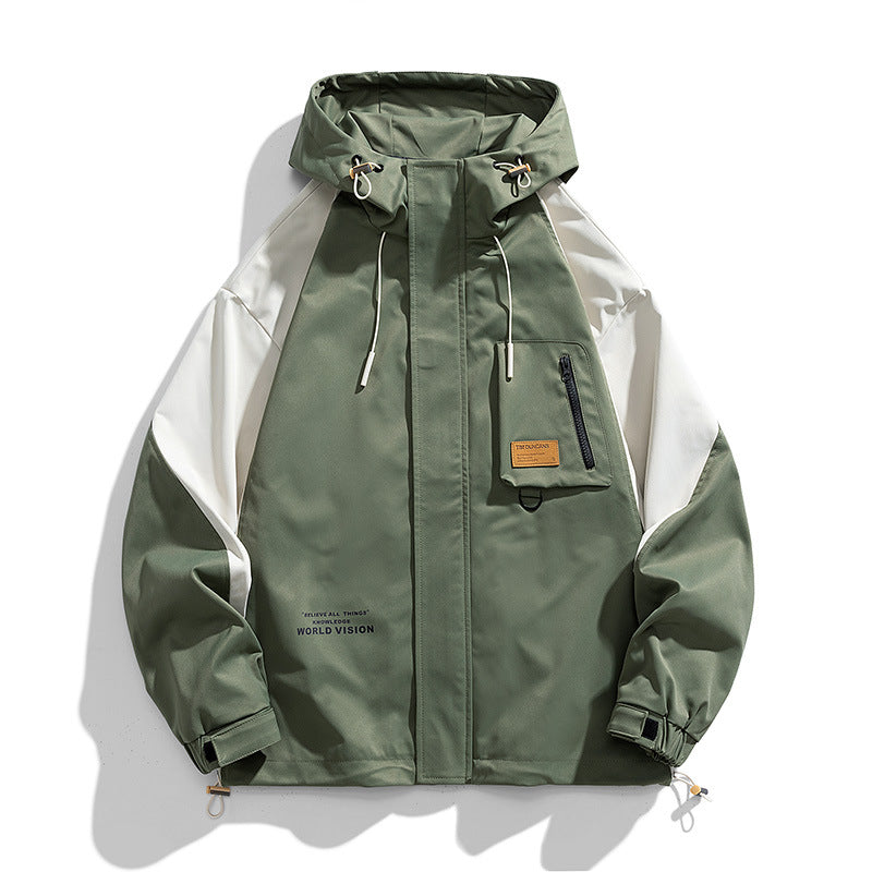 New 2024 Spring Autumn Hip Hop Streetwear Outdoor Camping Military Green Black image 0
