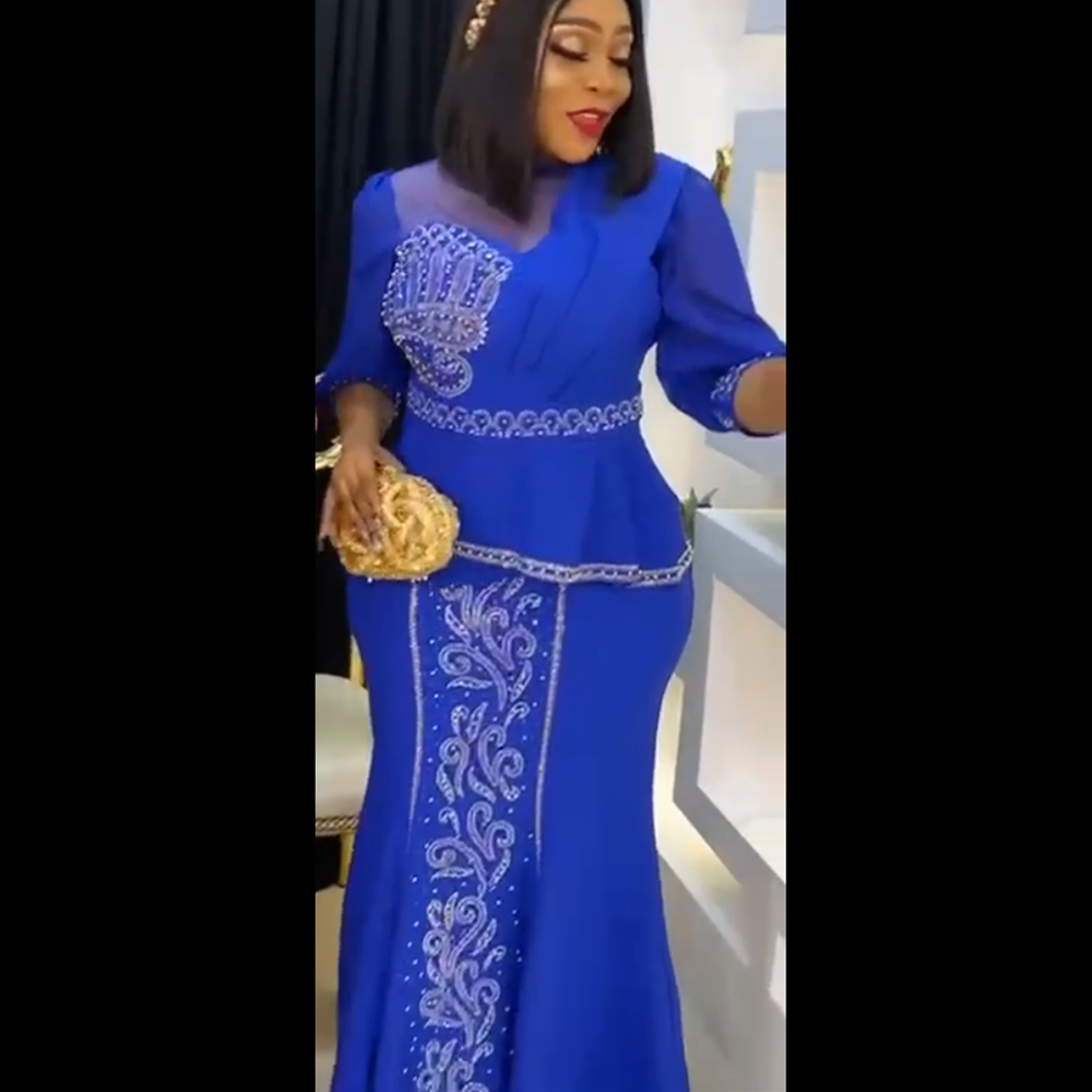 African Dresses for Women Plus Size Africa Clothes Dashiki Ankara Wedding Outfi image 0