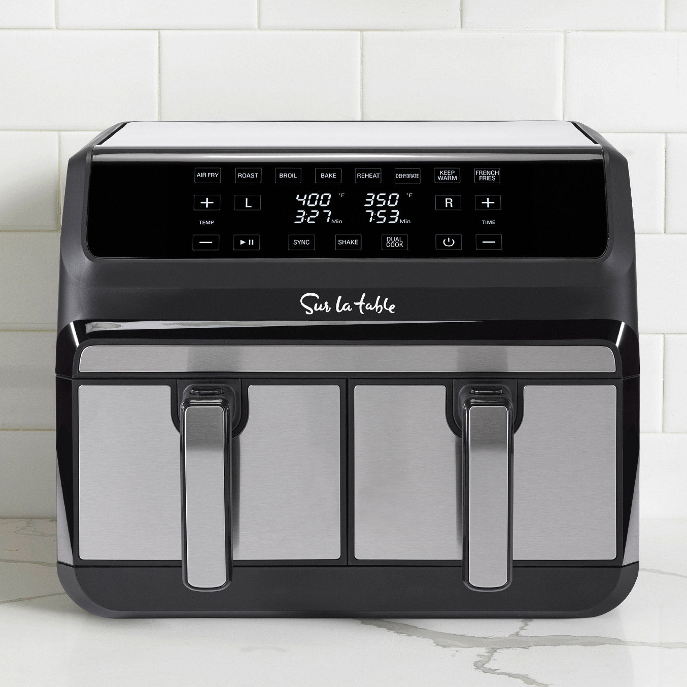Sur La Table Digital 8 Quart Double Basket Air Fryer with Multi Cook image 1