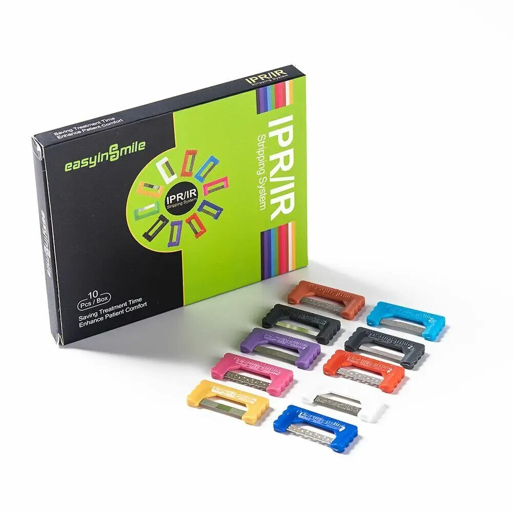 9 Size EASYINSMILE Orthodontic Interproximal Reduction Strips Dental IPR Kit Po image 2