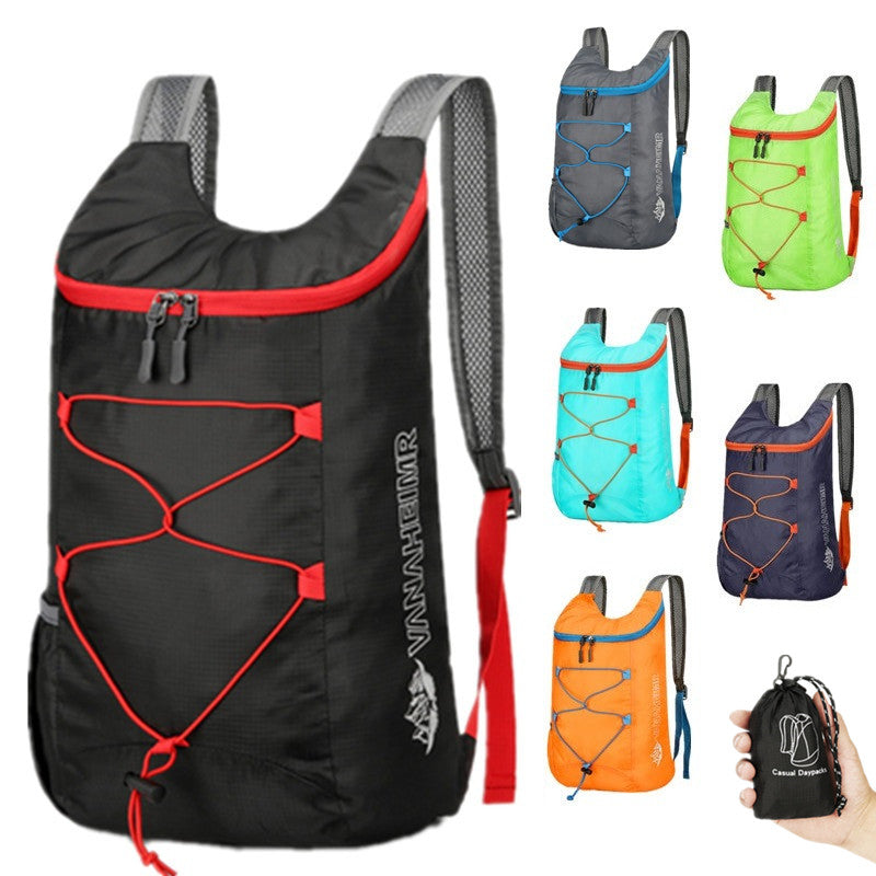 Multifunctional Outdoor Folding Backpack High Density Lightweight Waterproof Ny image 11