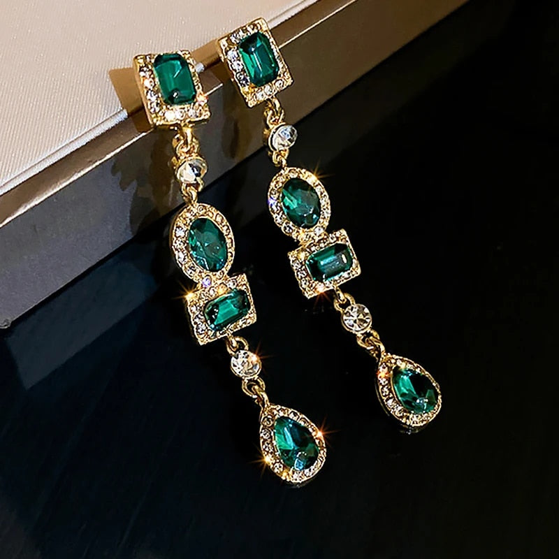 Gold Color Metal Fashion Korean Pearl Earrings For Women Sparkling Zircon Penda image 22