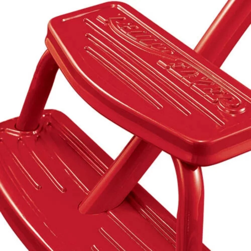 GISAEV, Classic Red Dual Deck Tricycle, 12" Front Wheel, Red image 4
