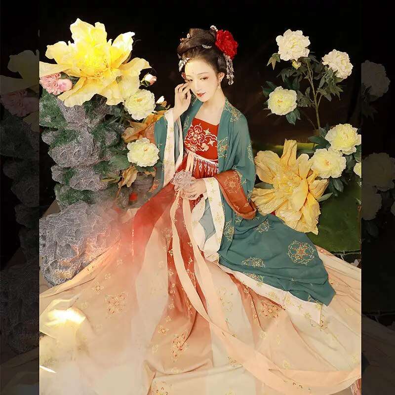 Hanfu (Tang Dynasty) Hanfu Dress Cosplay Chinese Hanfu Fairy Dress Chinese image 4