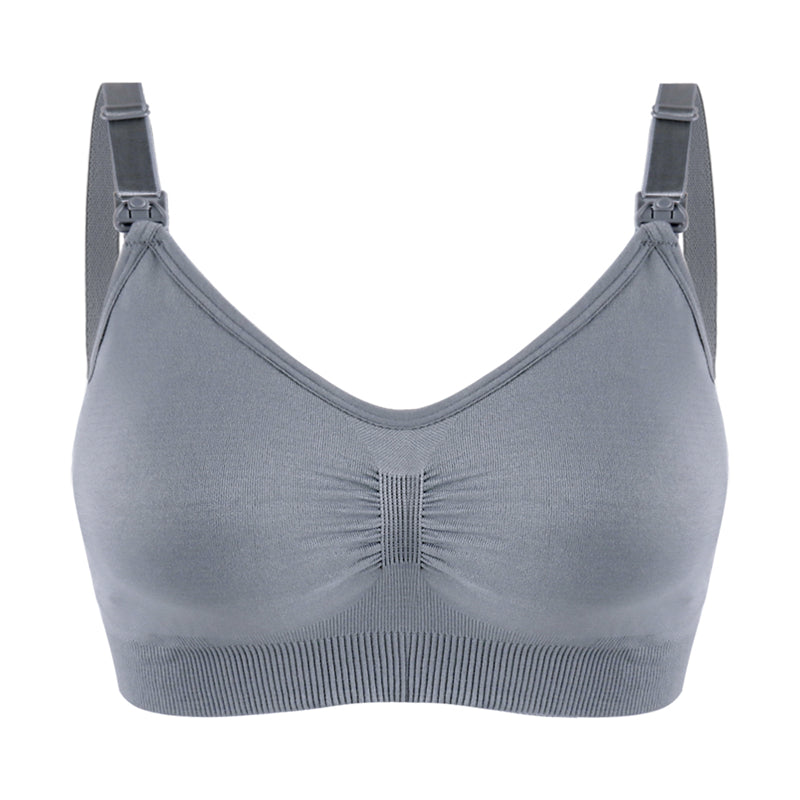 High Quality Plus Size Nursing Bra Breathable Women Breastfeeding Underwear Sea image 12