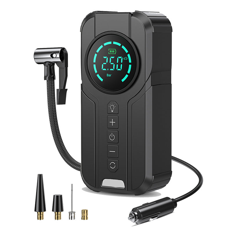 BUVAYE Portable Inflatable Pump Car Inflator Tire Pump Car Air Compressor for M image 3