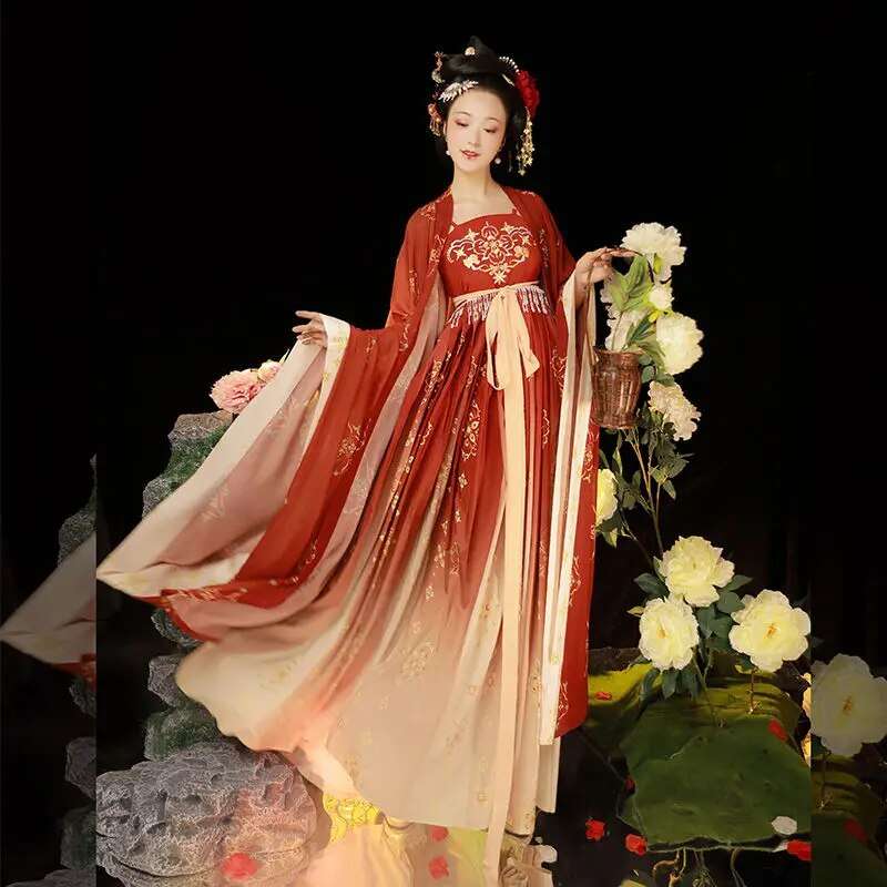 Hanfu (Tang Dynasty) Hanfu Dress Cosplay Chinese Hanfu Fairy Dress Chinese image 5