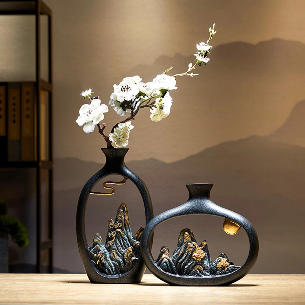 Artistic Resin Vase Table Decoration & Accessories Home Decoration Luxury New C image 6