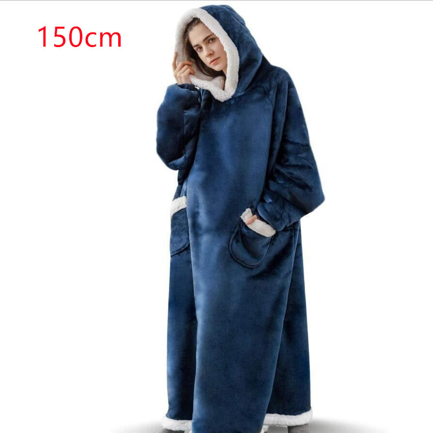 Winter TV Hoodie Blanket Winter Warm Home Clothes Women Men Oversized Pullover image 11