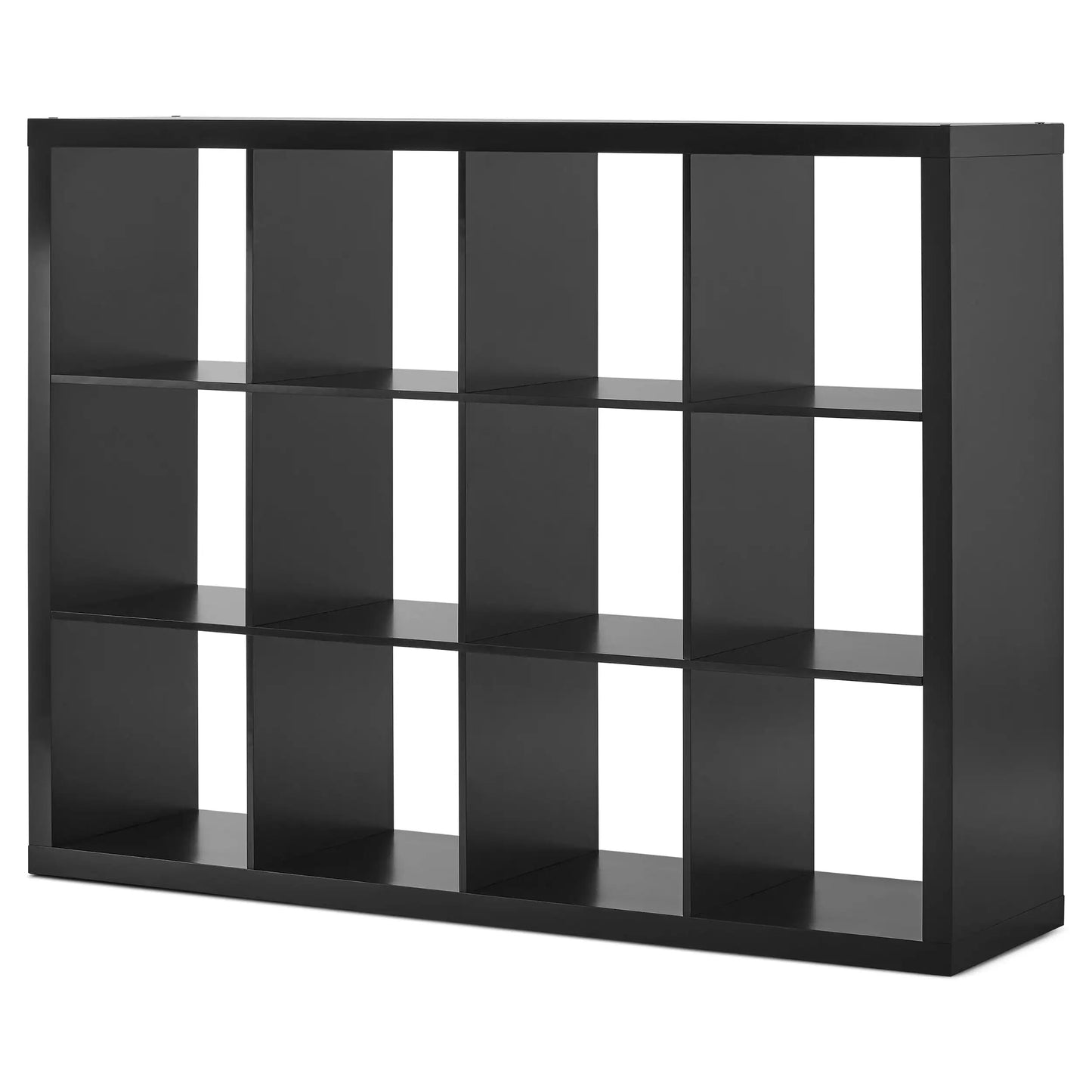 12-Cube Storage Organizer, White Texture furniture Living room cabinet image 1