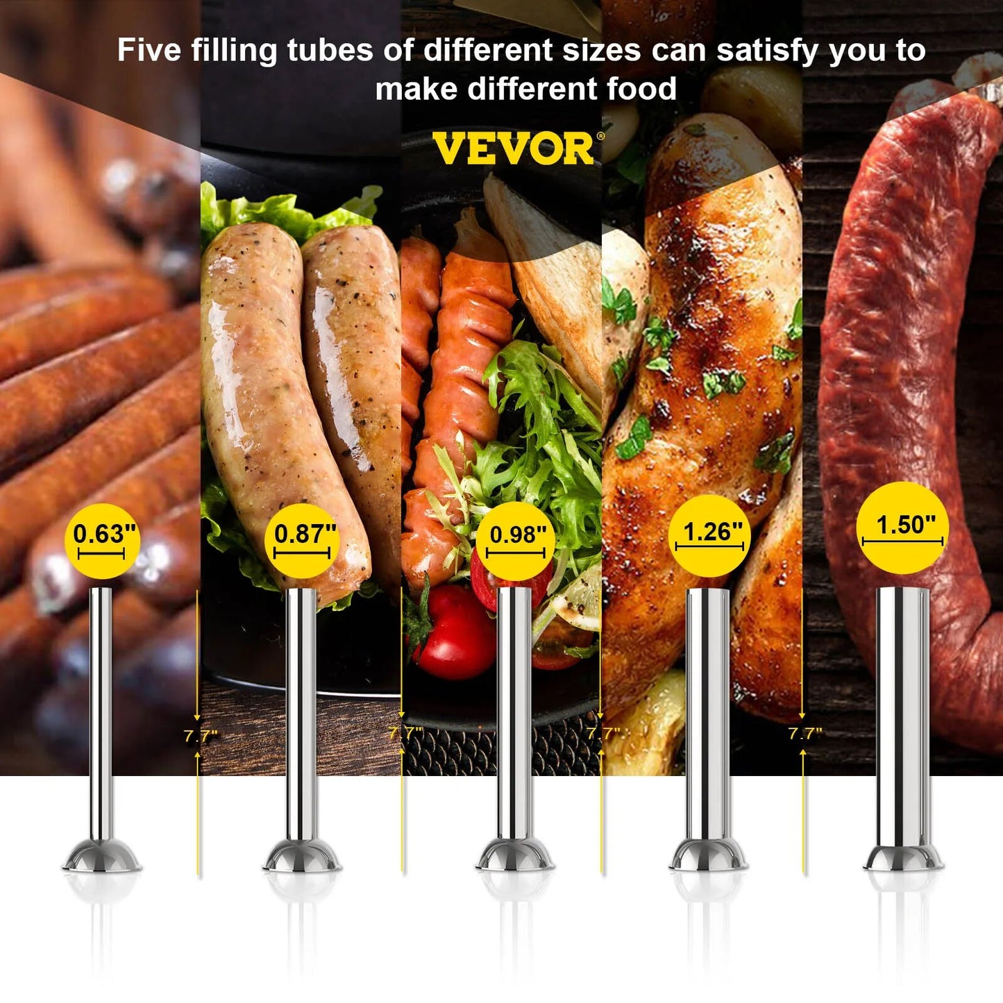 VEVOR 10-30L Vertical Sausage Stuffer Automatic Filling Machine Food Processors image 3